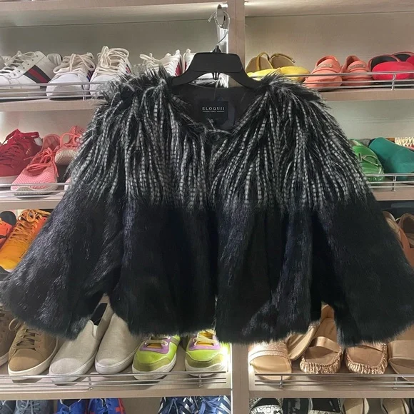 Faux fur jacket - Picture 1 of 5